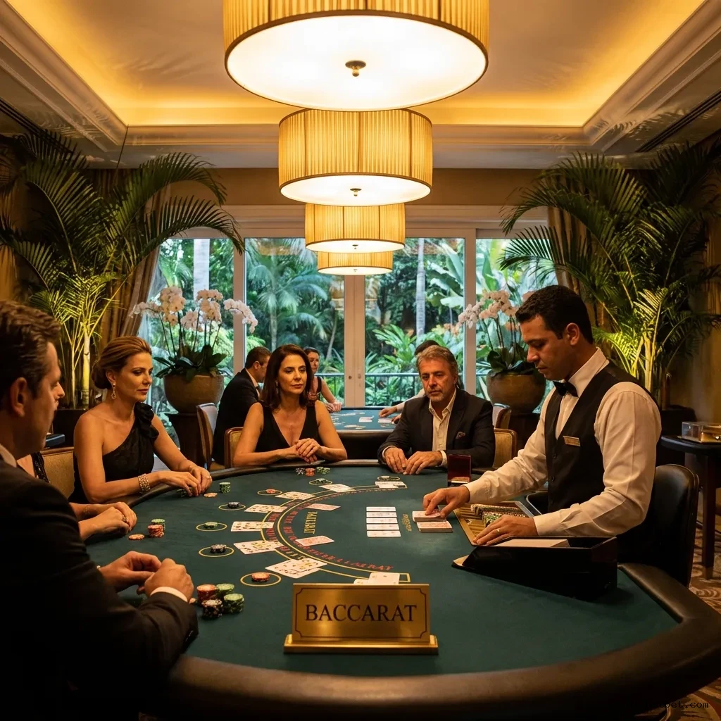 Live Baccarat Table